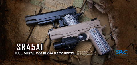 SRC SR45A1 (COLT M45A1) Tan CO2