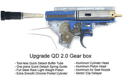 E&C 112 AEG - 416 A5 Giessle 9.5" (Laser Full Markings, Upgrade QD 2.0)