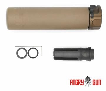 Angry Gun SOCOM 556 抑制器带 QD 消焰器（全标记）DE