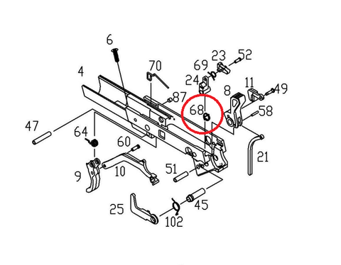 KJ / ASG P-09 Valve Knocker Spring