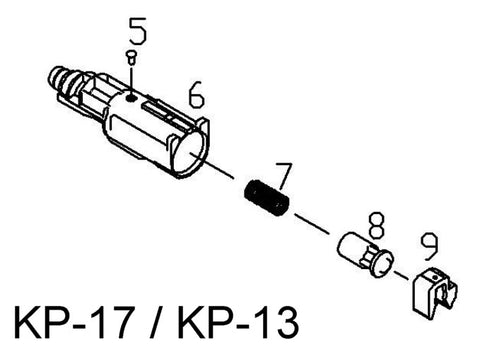 KJ KP-17 (G17) 加载喷嘴组件