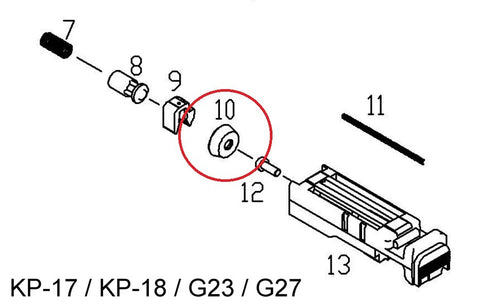 KJ KP-17 (G17) Piston Lid