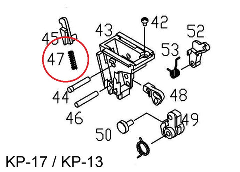 KJ KP-17 (G17) Knocker Lock Spring