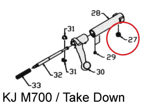 KJ M700 Rubber Chamber (Bucking)