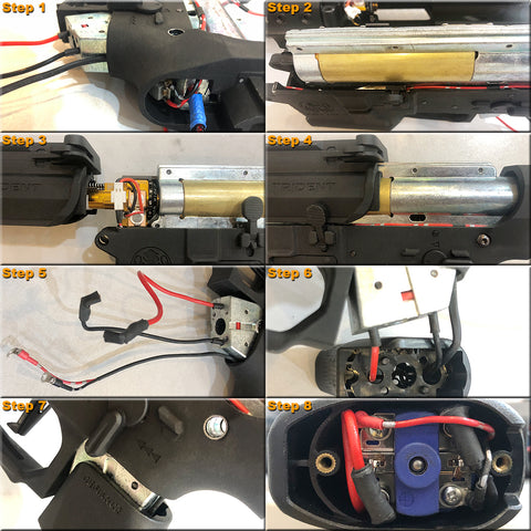 WARNING : Not compatible with SHS motors, or Any AEG with Mosfet or ETU or Micro switch triggers
