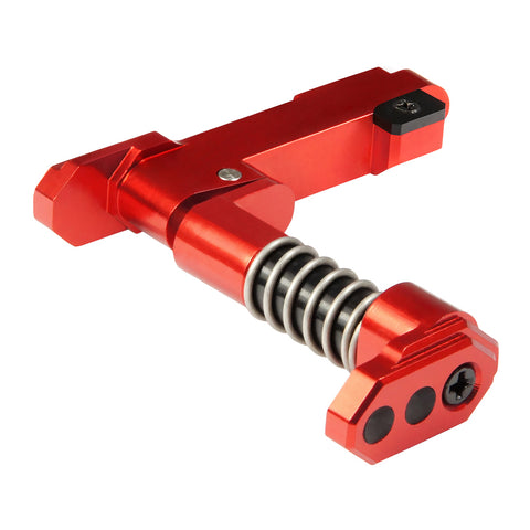 MAXX CNC Aluminum Advanced Magazine Release (Style B) (Red)