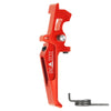 MAXX CNC Aluminum Advanced Speed Trigger (Style E) Red