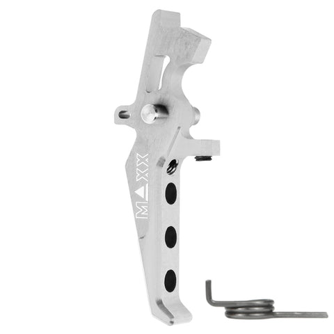 MAXX CNC Aluminum Advanced Speed Trigger (Style E) Silver