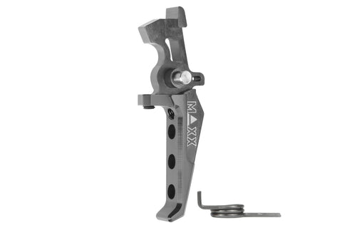 MAXX CNC Aluminum Advanced Speed Trigger (Style E) Titanium