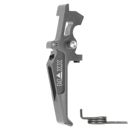 MAXX CNC Aluminum Advanced Speed Trigger (Style E) Titanium