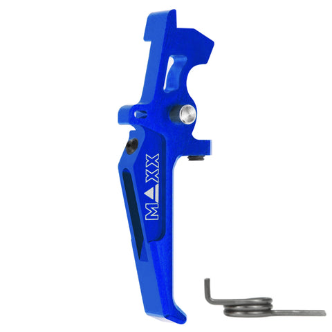 MAXX CNC Aluminum Advanced Speed Trigger (Style E) Blue