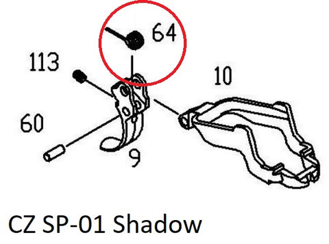 ASG (KJ) CZ SP-01 Shadow Trigger Spring