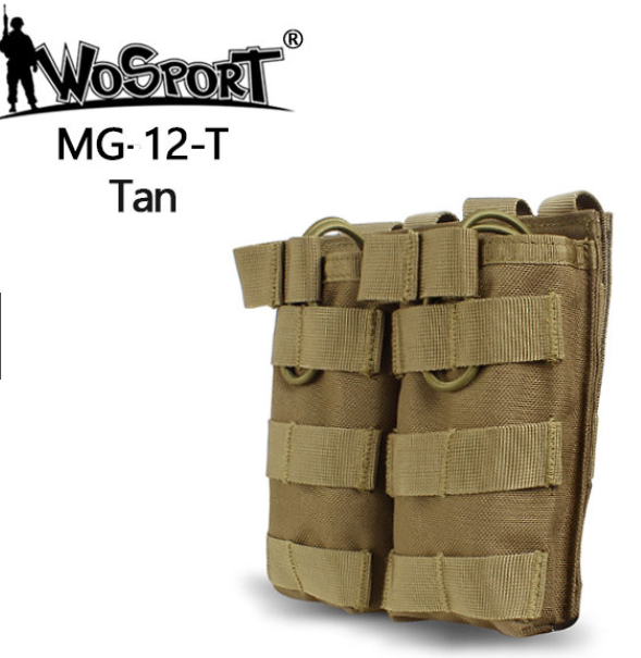 Wosport 5.56mm 双弹匣袋