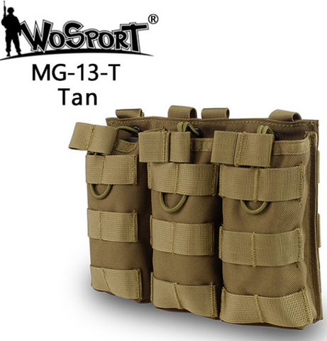 Wosport 5.56mm Triple Magazine Pouch