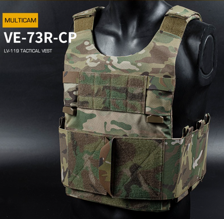 WOSport LV-119 Plate Carrier Vest – 007 Airsoft Ltd.