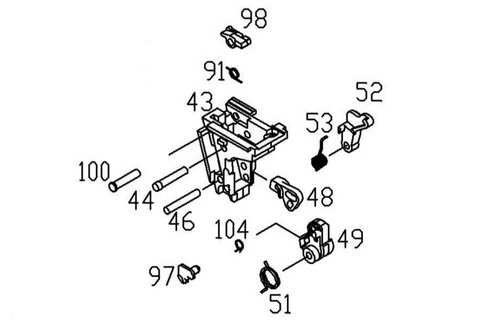 KJ G Series Full Auto Complete Hammer Assembly