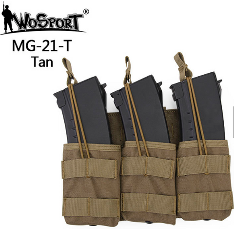 Wosport 7.62mm Triple Magazine Pouch