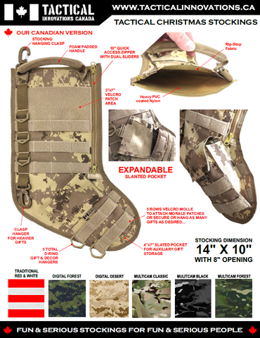 Tactical Christmas Stocking - Multicam
