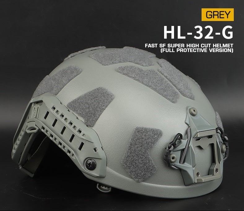 Casque SF SUPER Haute Coupe Casque Tactique IDOGEAR SF SUPER - Version Haute Coupe - Protection Complète - 6 Couleurs Casque Airsoft Complet