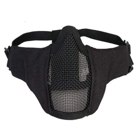 Mesh Mask with Soft Cheeks Black