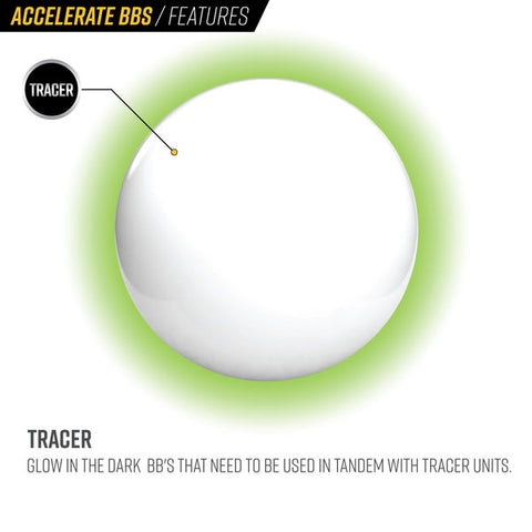 Valken Accelerate 0.25g Tracer BBs (2500rd Bottle)