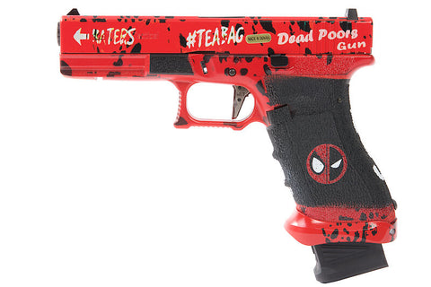 WE Ascend Deadpool DP-17 Green Gas Pistol