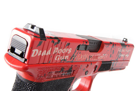 WE Ascend Deadpool DP-17 Green Gas Pistol