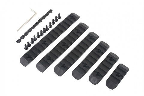 Keymod / M-Lok Rail Sections (6-Pak)